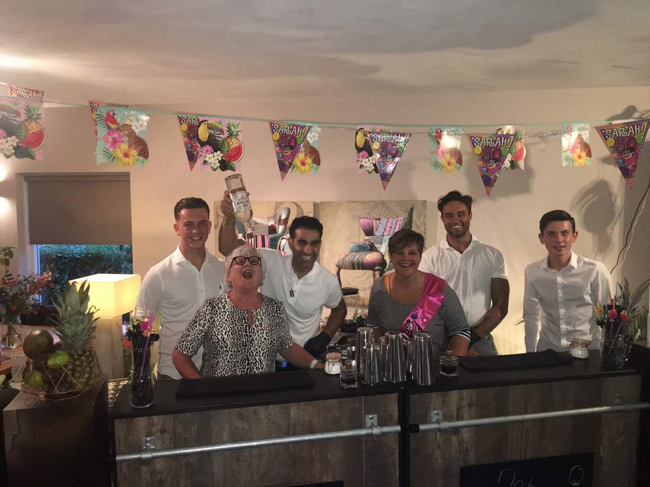 bartenders at work cocktail catering